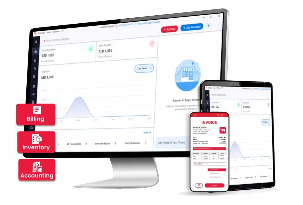 Small Business Software Designed for UAE,Cloud Software, Premium Platinum 3 year plan